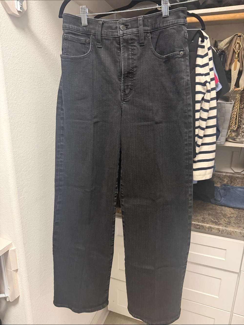 Madewell 28 Black Wide Leg Women’s Jeans